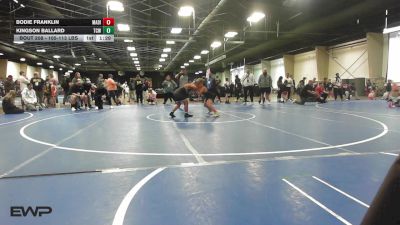 105-113 lbs Rr Rnd 1 - Bodie Franklin, Madill Takedown vs Kingson Ballard, TEAM CONQUER