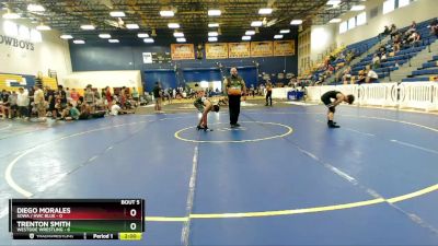 113 lbs Champ Round 1 (16 Team) - Trenton Smith, Westside Wrestling vs Diego Morales, SOWA / HWC BLUE