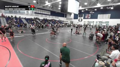 80 lbs Round 2 - Ana Jimena Sanchez Raba, Poway Elite vs Juliette Aguilar, Threshold Wrestling Club