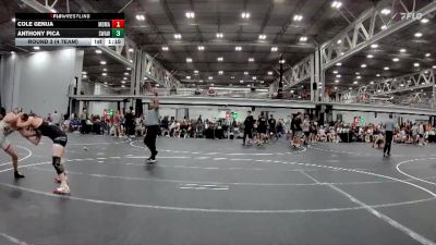 150 lbs Round 3 (4 Team) - Anthony Pica, Savage WA White vs Cole Genua, Maryland Mallets