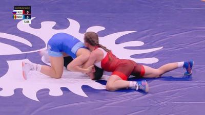65 kg Finals 1-2 - Alina Kasabieva, Russia vs Irina Ringaci, Moldova