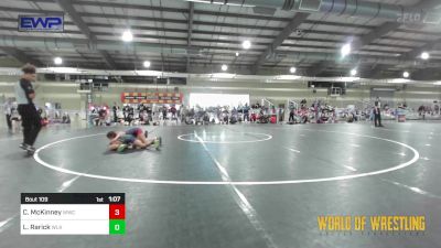 100 lbs Rr Rnd 3 - Chanlee McKinney, Woodland Wrestling Club vs Losa Nau Rarick, Westlake