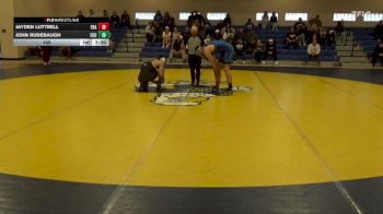 165 lbs Jayden Luttrell, Embry-Riddle (Ariz.) vs John Rudebaugh, Eastern Oregon University (OR)