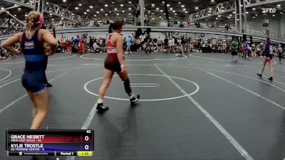 120 lbs Finals (2 Team) - Kylie Trostle, D3 Training Center vs Grace Nesbitt, MGW Lost Souls