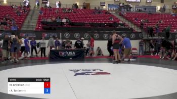 87 kg Semis - Mason Christian, Montana vs Antony Tuttle, Pinnacle Wrestling Club