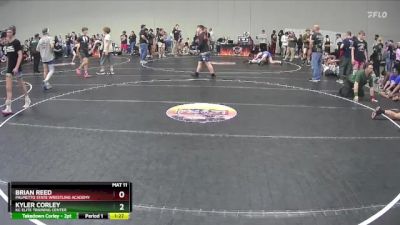 138 lbs Cons. Semi - Brian Reed, Palmetto State Wrestling Academy vs Kyler Corley, KC Elite Training Center