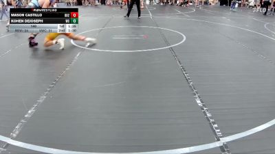 140 lbs Round 2 (4 Team) - Kohen Dejoseph, Wrecking Crew vs Mason Castillo, Upstate Uprising 2.0