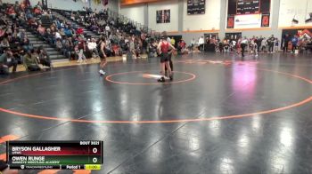 N-7 lbs Semifinal - Owen Runge, Hawkeye Wrestling Academy vs Bryson Gallagher, LMWC