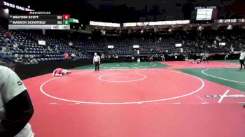 180 lbs Cons. Round 2 - Maddox Schofield, Unattached vs Brayden Scott, WAD1