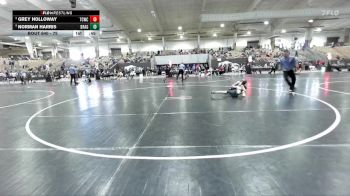 75 lbs Cons. Round 3 - Grey Holloway, Nashville Catholic Wrestling vs Norman Harris, Bradley Pride WC