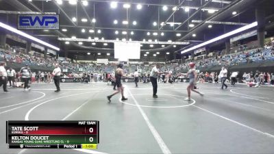 120 lbs 5th Place Match - Tate Scott, Eureka vs Kelton Doucet, Kansas Young Guns Wrestling Cl