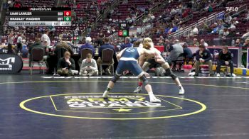 133 lbs Quarterfinal - Liam Lawler, Bishop McDevitt vs Bradley Wagner, Mifflinburg