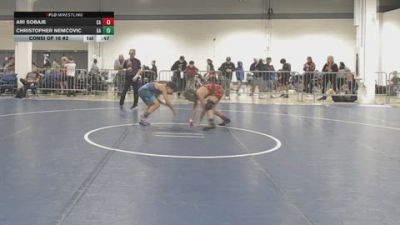 100 lbs Consi Of 16 #2 - Ari Sobaje, CA vs Christopher Nemcovic, GA