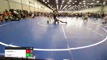 90 lbs Semifinal - Jarius Johnson, Oklahoma Elite 9U vs Isaiah Engels, Funky Singlets