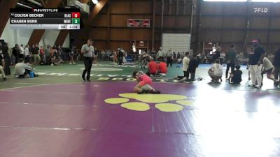 75 lbs Rr Rnd 2 - Colten Becker, Black Fox Wrestling Academy vs Chasen Burk, Wentzville