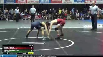 133 lbs Finals (2 Team) - Gabe Vidlak, Oklahoma University vs Brandon Fenton, Kent State