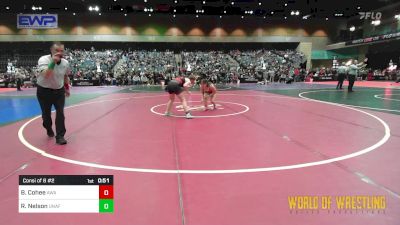 136 lbs Consi Of 8 #2 - Brynna Cohee, Apex Wrestling Academy vs Rachel Nelson, Unaffiliated