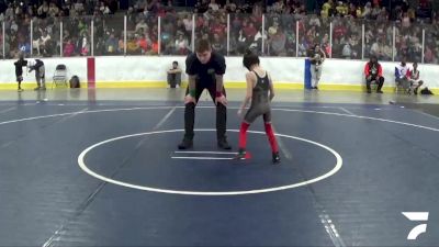 49 lbs Cons. Round 3 - Rose Motl, Evart Youth Wrestling vs Isaiah Alashmaly, Algonac Mat Rats