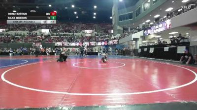 49 lbs Champ. Round 2 - Silas Hodges, Team Champs vs Ryker Ehrich, Gladiator Wrestling Academy