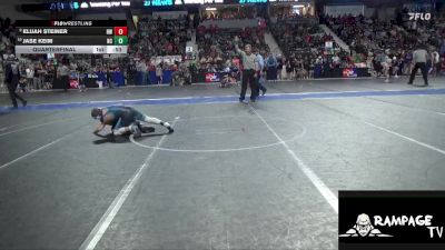 110 lbs Quarterfinal - Jase Keim, Nemaha County vs Elijah Steiner, Hoisington WC