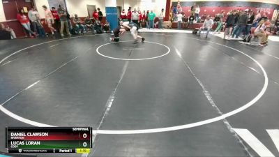 190 lbs Semifinal - Lucas Loran, Cody vs Daniel Clawson, Riverton