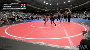 70 lbs Quarterfinal - Keegan Davis, Morris Wrestling Association vs Rylin White, Pin-King All Stars