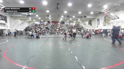144 lbs Champ. Round 2 - Marcus Kuo, Arroyo vs Mario Monsivias, Orange