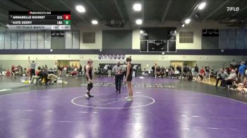 110 lbs 1st Place Match - Kate Seery, Linn-Mar vs Annabelle Rohret, Cedar Falls