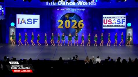No Limits Dance - Body Language [2026 Senior Large Jazz Finals] 2026 The Dance Worlds