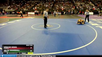 Cons. Round 1 - Spencer Weers, Fairbury vs Keltin Vanarsdall, Hershey