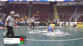 182 lbs Quarterfinal - Bryce Mccloskey, Reynolds Hs vs Ryan Shaw, Forest Hills Hs