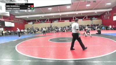 108 lbs Champ. Round 1 - Peter Christos, Analy vs Ezra Valenzuela, Berkeley