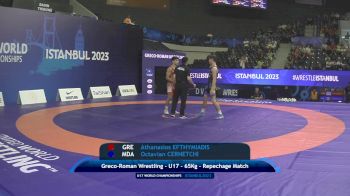 65 kg Repechage #2 - Athanasios Efthymiadis, Greece vs Octavian Cernetchi, Moldova
