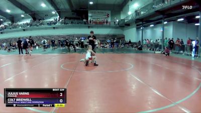 67-69 lbs Round 2 - Julius Varns, Missouri vs Colt Bridwell, Wentzville Wrestling Federation