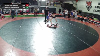 126 lbs Quarters - Jaycelynn Bowles, Wyoming vs Reygan Bullington, Idaho