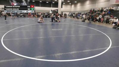 150 lbs Champ. Rd Of 32 - Jordan Schafer, Pierre T.F. Riggs High School Wrestling vs Hunter Avalos, Spartan Mat Club