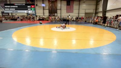138 lbs Rr Rnd 1 - Peter Leventis, Wrecking Crew Wrestling Club vs Greg Green, Journeymen Wrestling Red