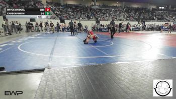 88 lbs Consolation - Bryce Skidgel, Cowboy Wrestling Club vs Carson Smith, F-5 Grappling