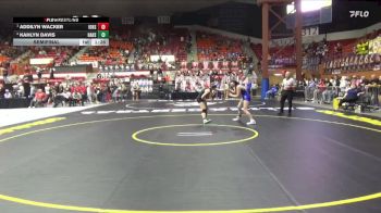 130 lbs Semifinal - Addilyn Wacker, Iola Hs vs Kahlyn Davis, Halstead HS