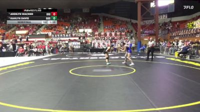 130 lbs Semifinal - Addilyn Wacker, Iola Hs vs Kahlyn Davis, Halstead HS