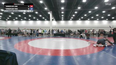 285 lbs Cons. Semis - Gable Eddy, Indee Mat Club vs Amir Ferguson, Glasgow Wrestling Academy