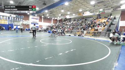113 lbs Cons. Round 2 - Allan Mejia, Warren vs Isaiah Flores, Alta Loma