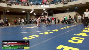 190 lbs Champ. Round 3 - Rowan Stockwell, Unattached vs Rocco DiCanio, Unattached