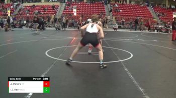 130 lbs Cons. Semi - Joshua Kerr, Maize Wrestling Club vs Jaden Peters, Wrestling Factory