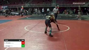 61 lbs Final - Elias Rhodes, Nebraska Wrestling Academy vs John Griego, NM Gold