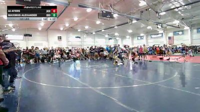 125 lbs Quarterfinal - Aj Ayers, Jacket Wrestling Club-HS vs Maximus Alexander, Ohio Gold-HS