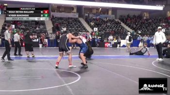 190 lbs 1st Place Match - Kyser Bukowski, Sunflower Kids vs Noah Reyes-Ballard, Valley Center