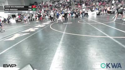 70-73 lbs Quarterfinal - Jaxon Wolfenberger, Team Tulsa Wrestling Club vs Otto Vuocolo, Keystone Kids Wrestling Club