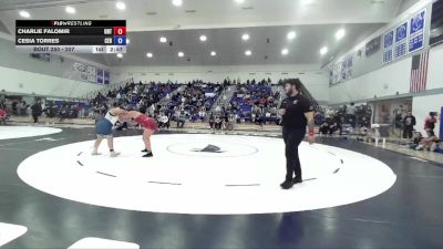 207 lbs Cons. Round 2 - Charlie Falomir, Unattached vs Cesia Torres, Cerritos College