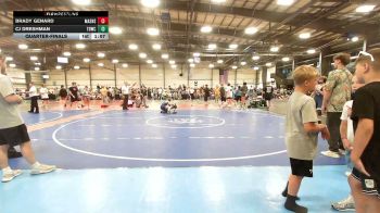 105 lbs Quarterfinal - Brady Genard, Mat Assassins Black - MS vs CJ Dreshman, TDWC Maniacs Blue - MS